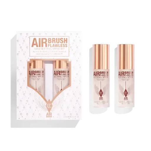 CHARLOTTE TILBURY AIR BRUSH FLAWLESS MINI SETTING SPRAY KIT 