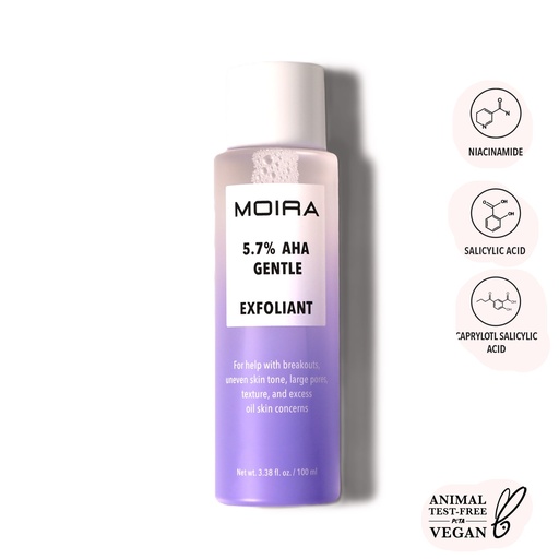 MOIRA 5.7% AHA GENTLE EXFOLIANTE 