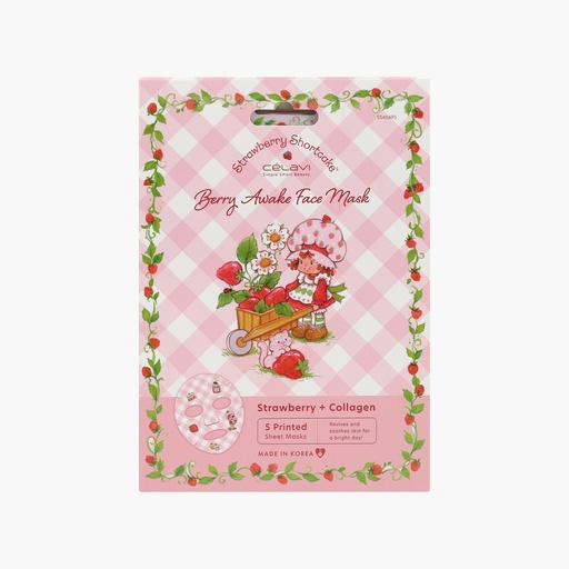 CELAVI 5 PRINTED SHEET MASKS PAQUETE