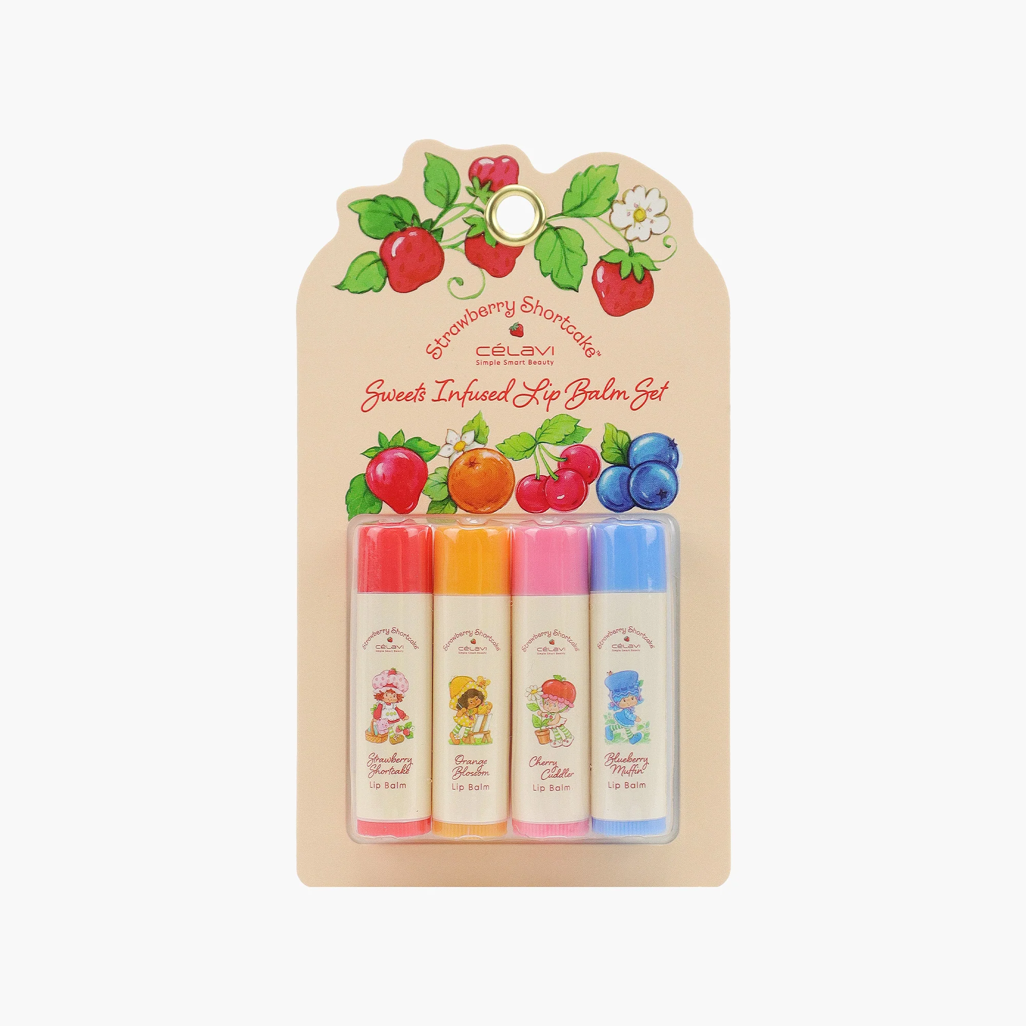 CELAVI SWEETS INFUSED LIP BALM SET 